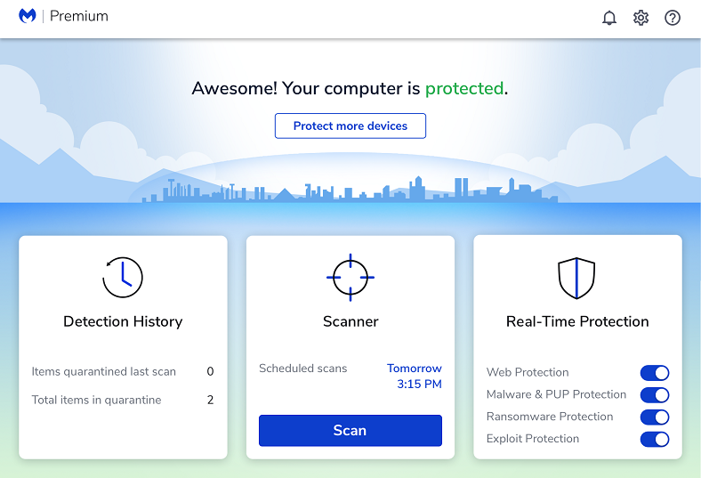 Ücretsiz alternatif güvenlik için: Anti-Malware
